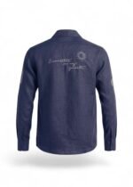 La Riviera Linen | Navy Blue & white - Image 2
